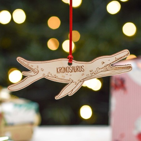 Personalised Kronosaurus Dinosaur Decoration