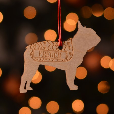 Personalised French Bulldog Decoration