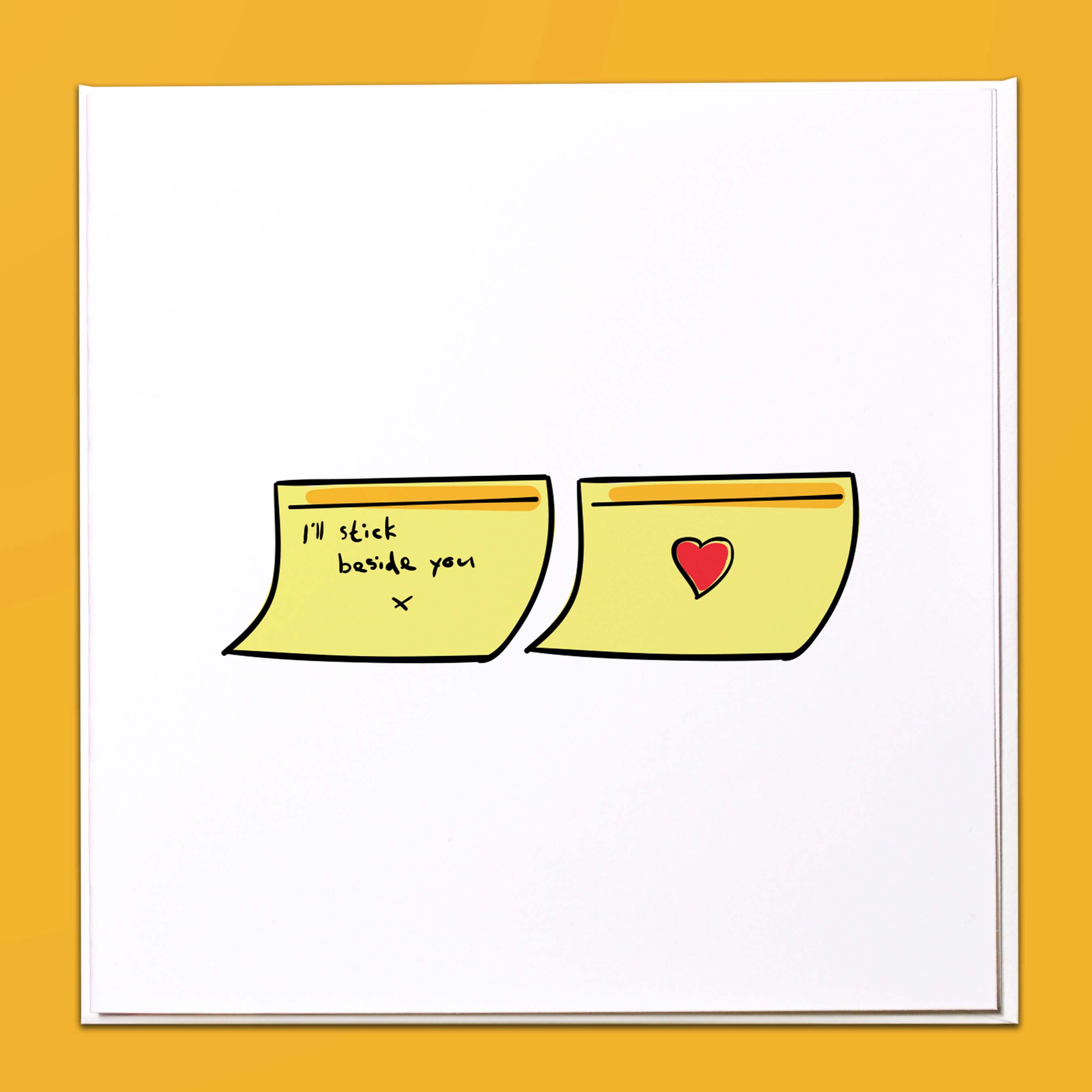 I'll stick beside you Card