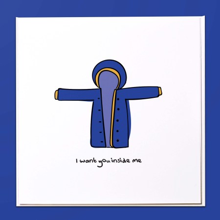 I want you inside me Card