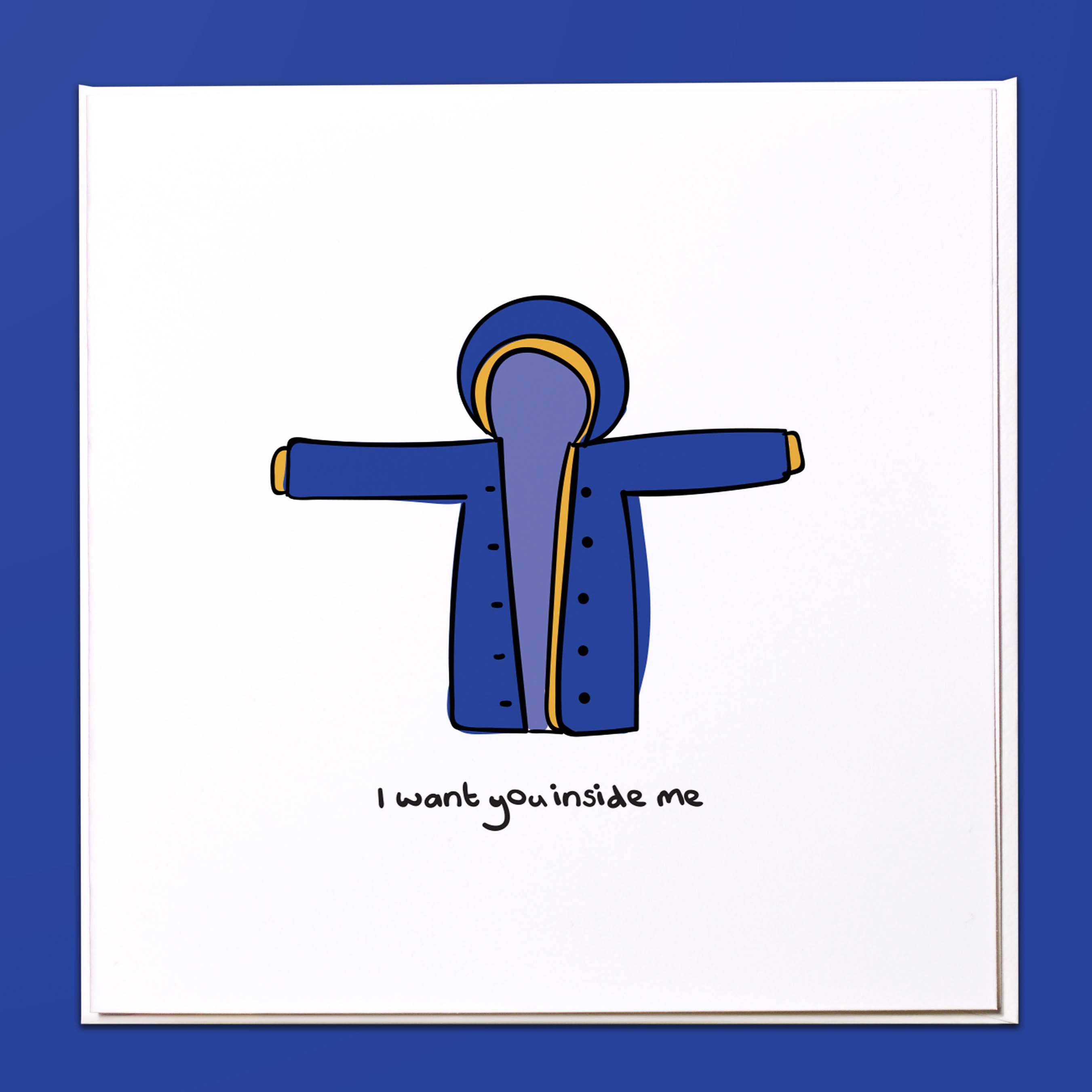 I want you inside me Card