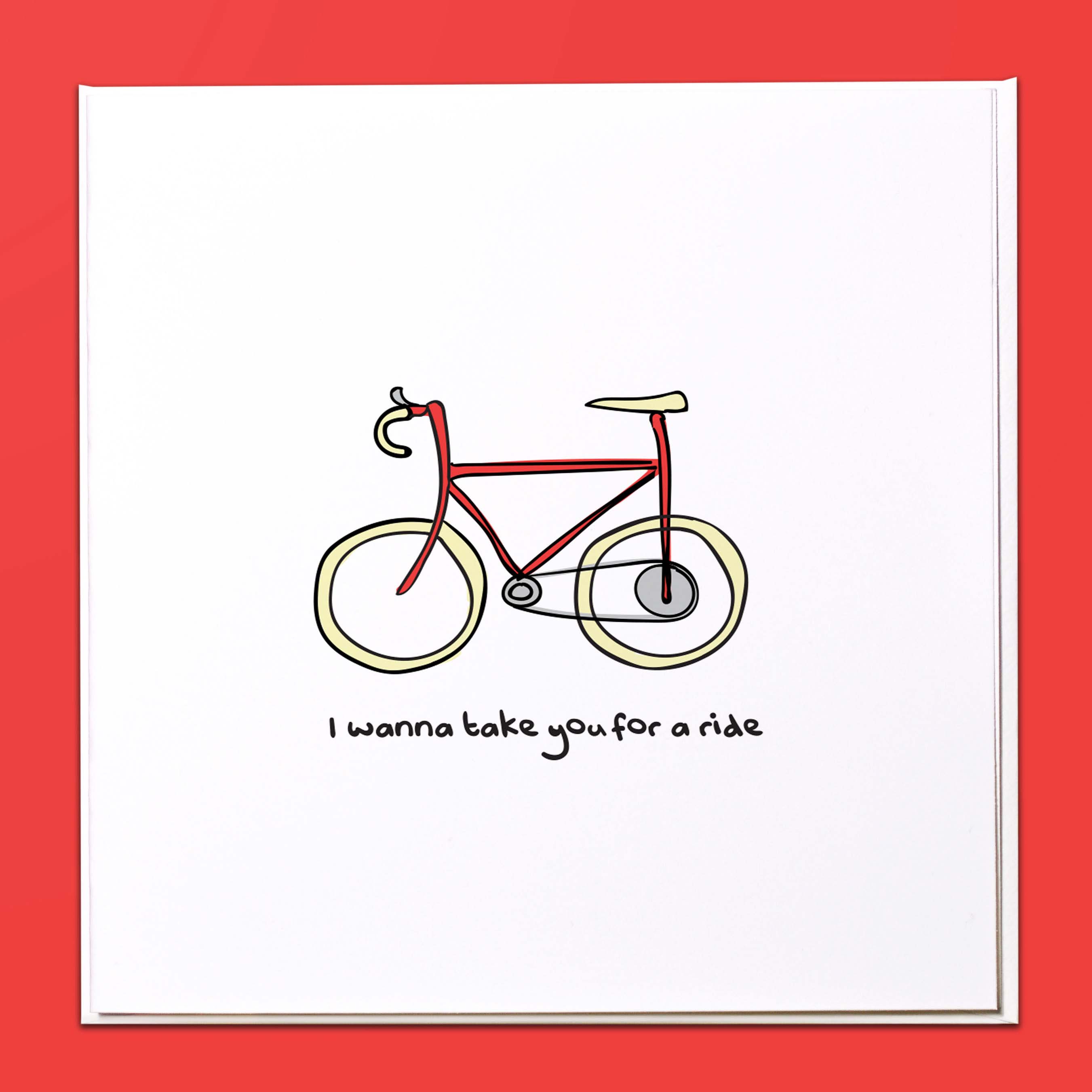I wanna take you for a ride Card