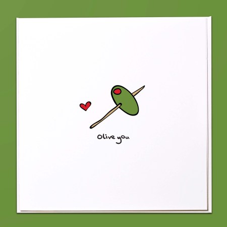Olive you Card