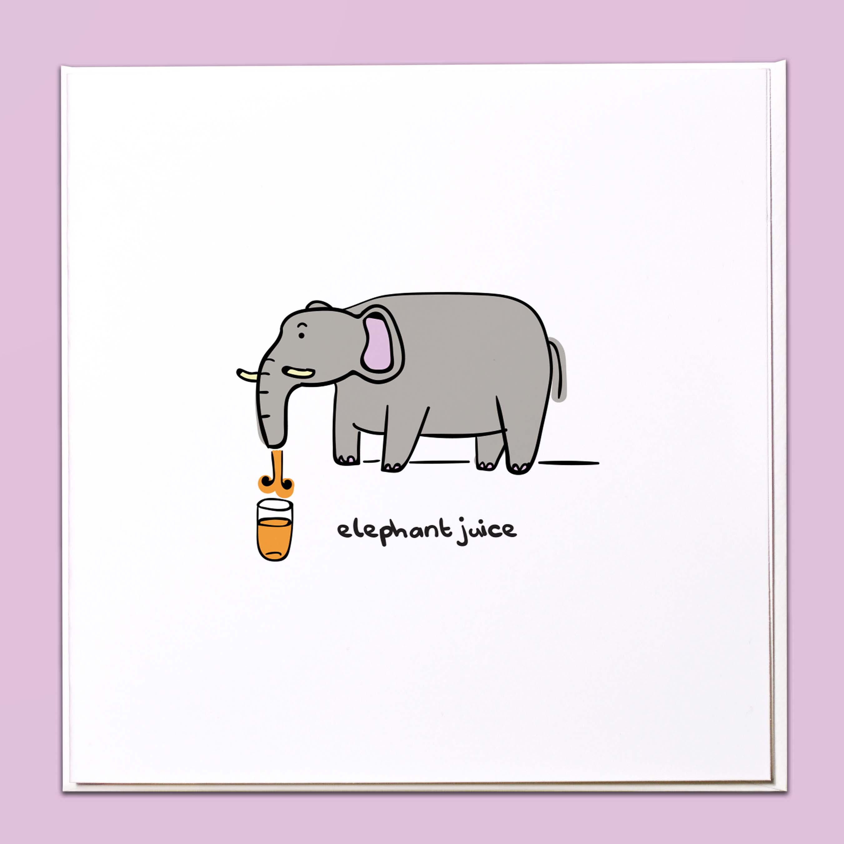 Elephant juice Card