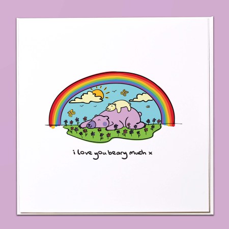 I love you beary much Card