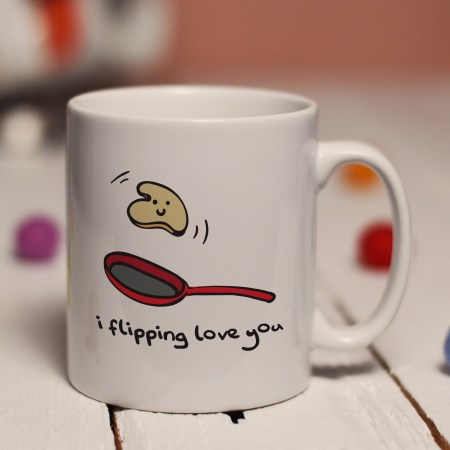 I flipping love you mug