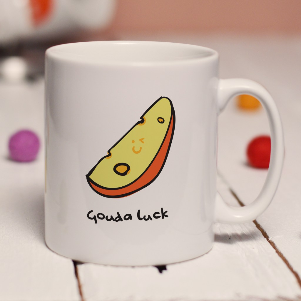 Gouda Luck mug