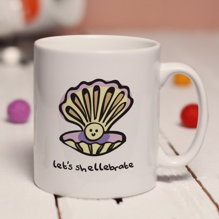 Let's shellebrate mug
