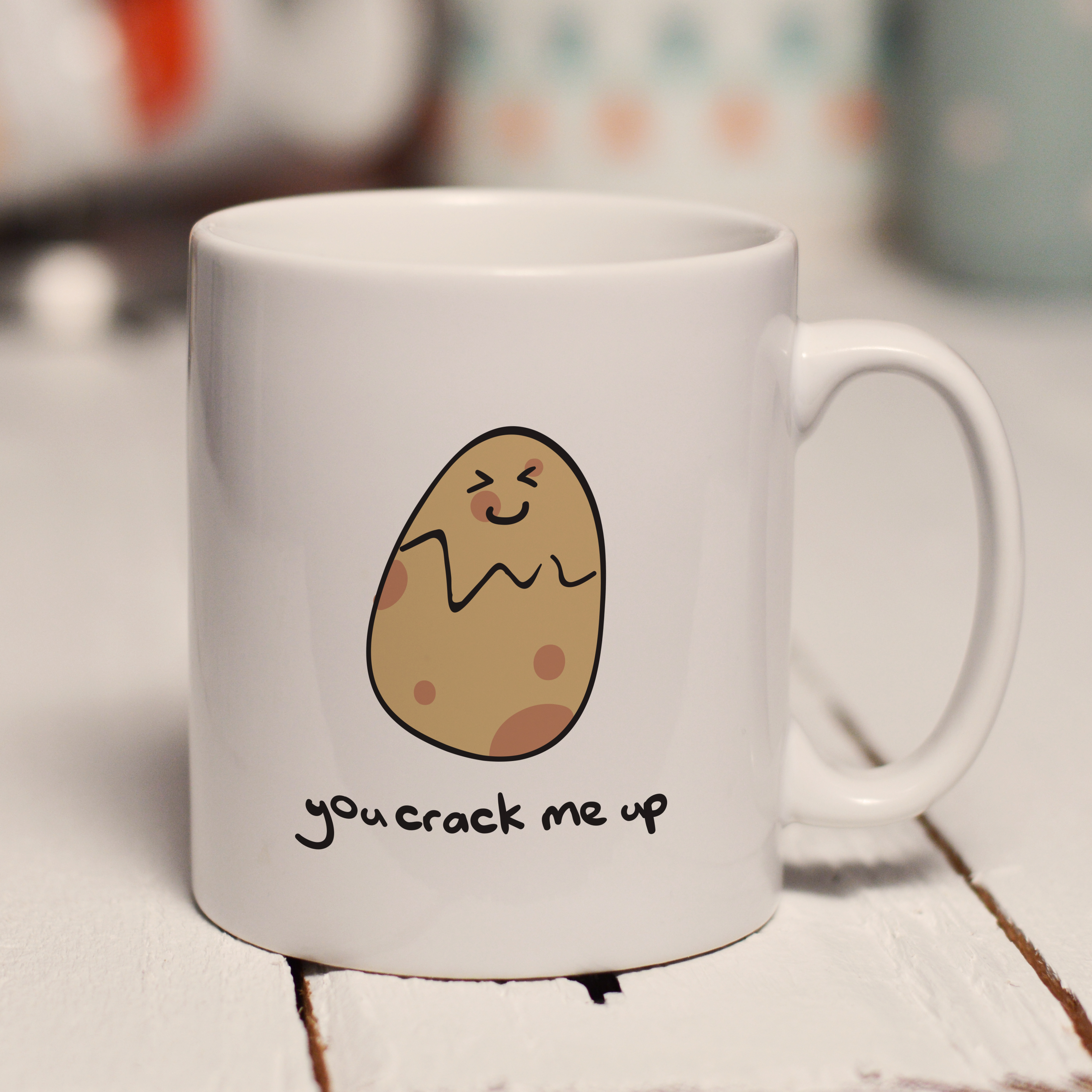 You crack me up mug