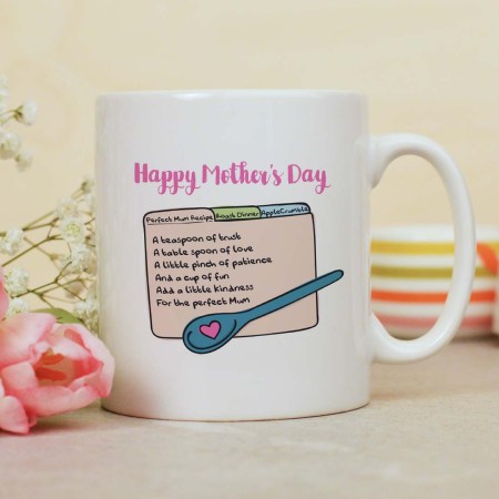 Perfect Mum recipe mug