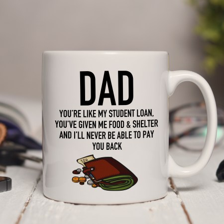 Personalised Student Loan Mug