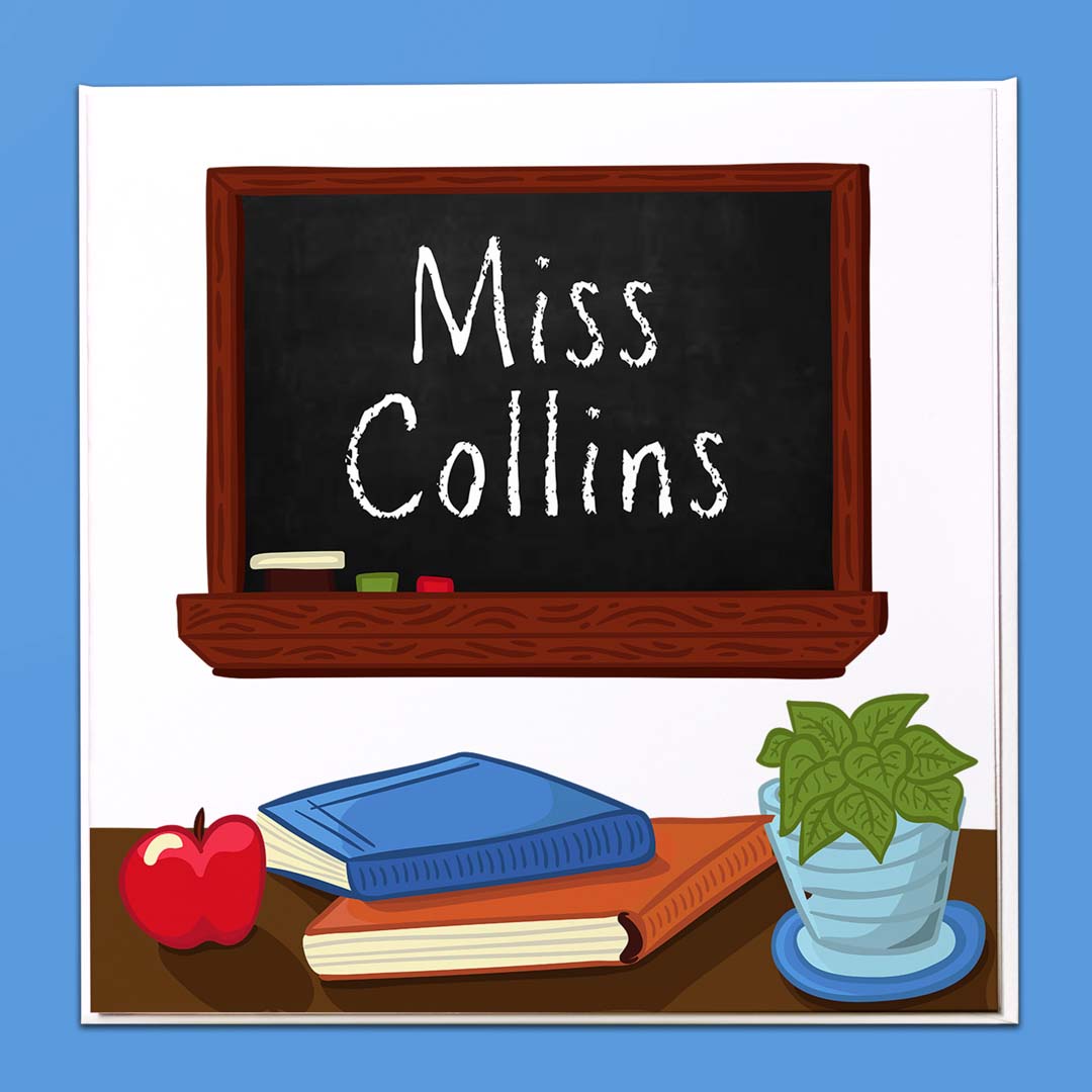 Personalised Blackboard Card