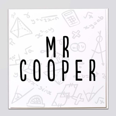 Personalised Maths Card