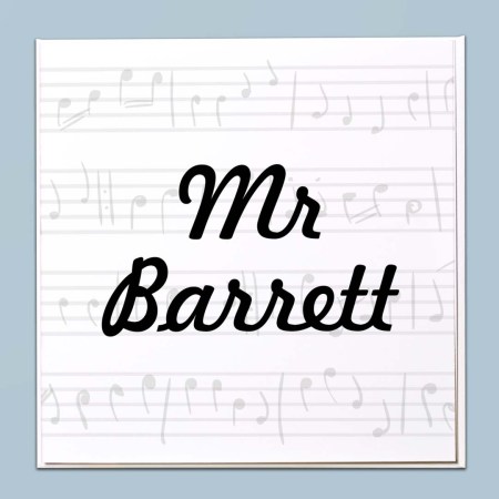 Personalised Music Card