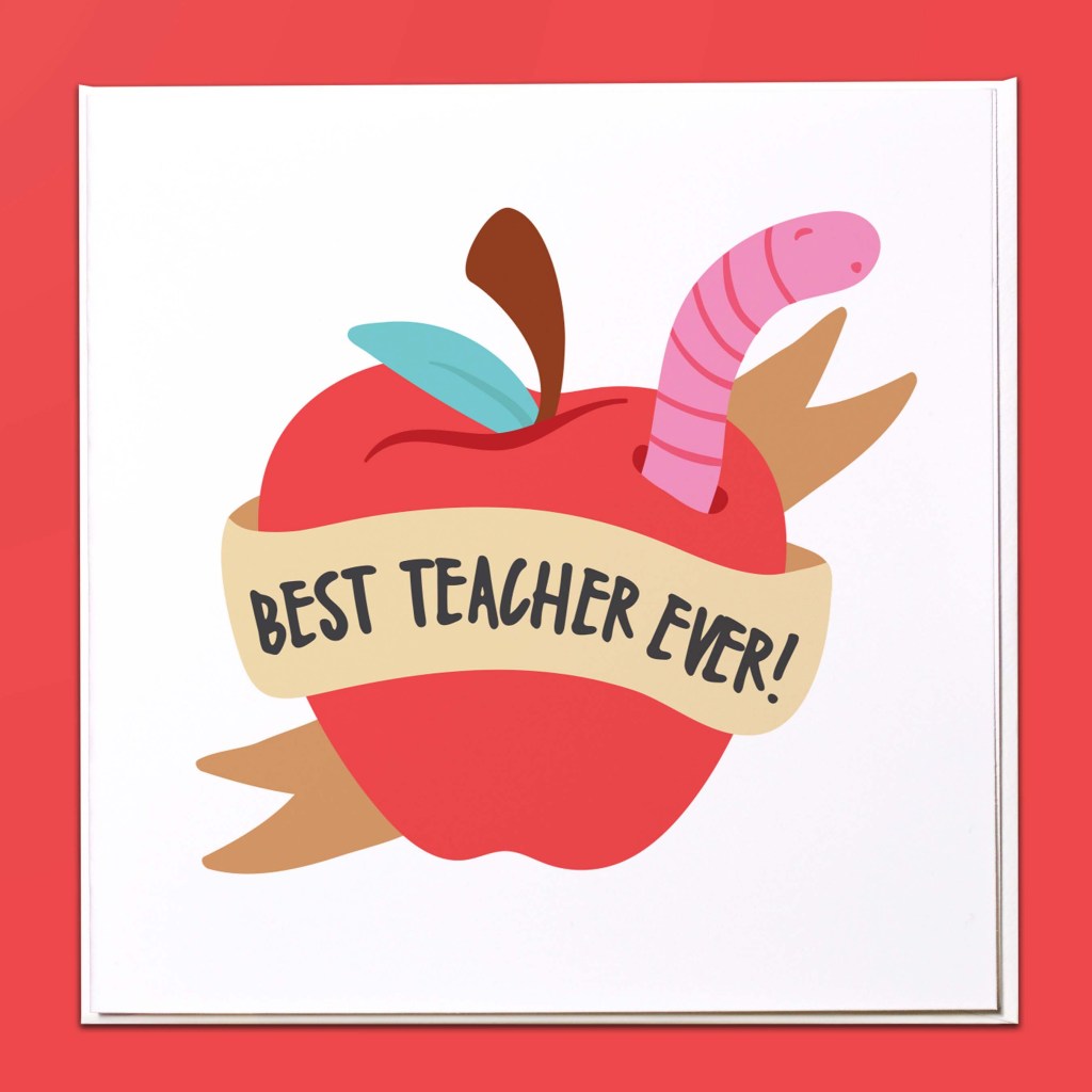 Best teacher ever - apple Card
