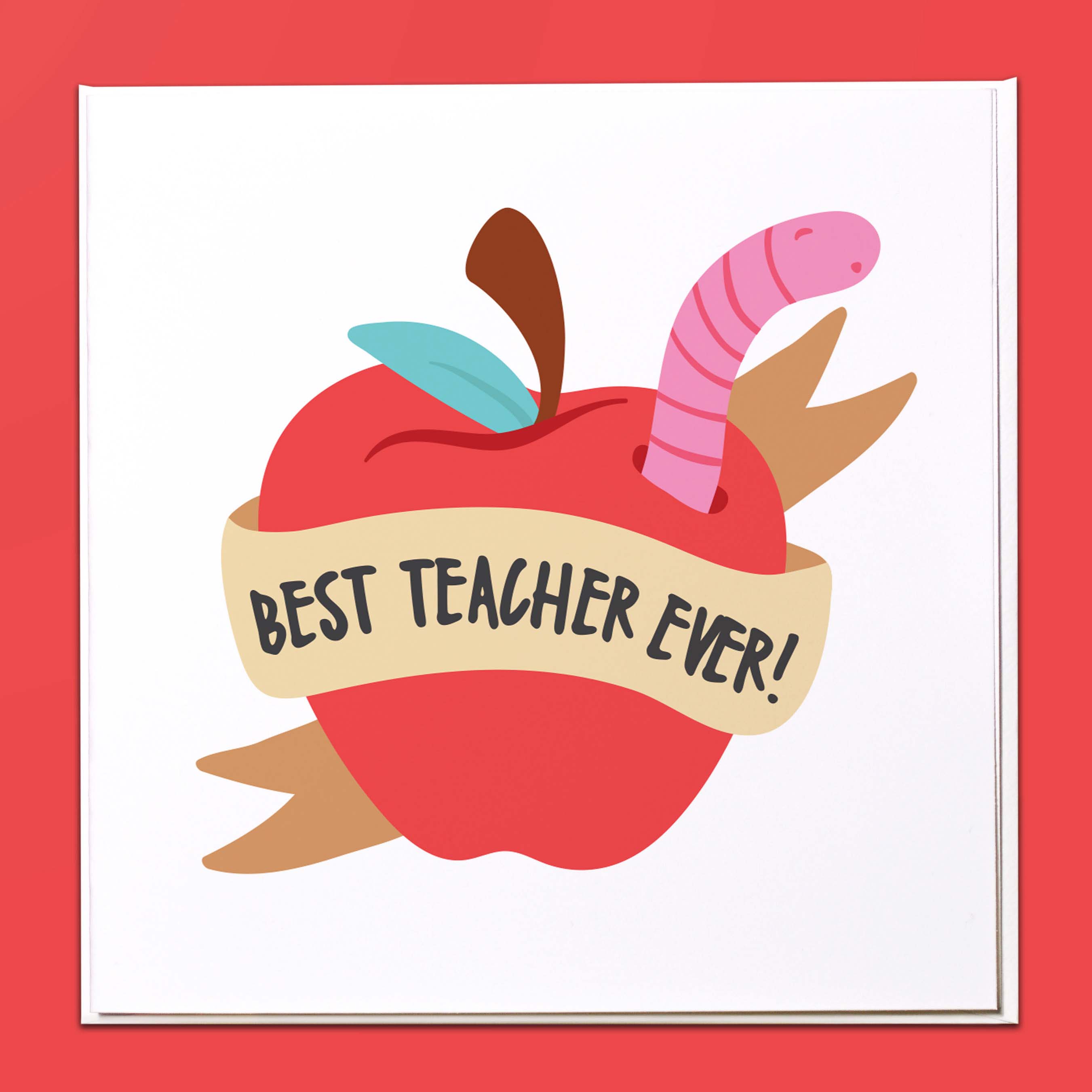 Best teacher ever - apple Card