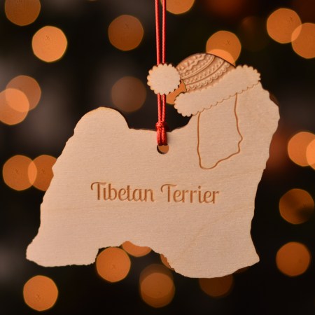 Personalised Tibetan Terrier Dog Decoration