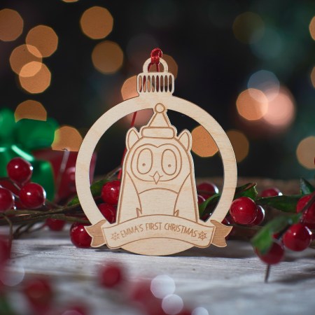 Personalised Owl Decoration