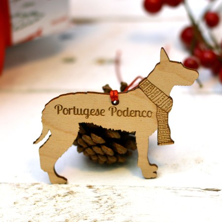 Personalised Portuguese Podengo Decoration