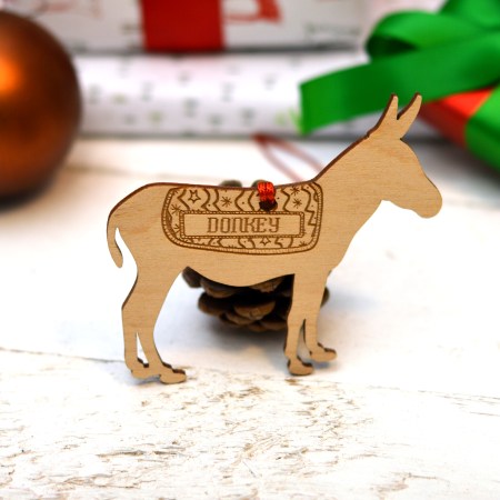 Personalised Donkey Decoration