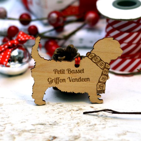 Personalised Petit Basset Griffon Vendeen Decoration
