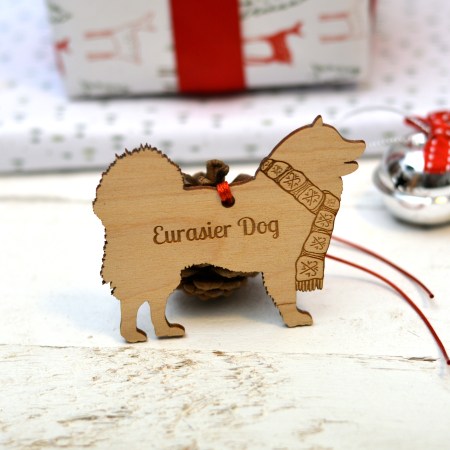 Personalised Eurasier Decoration