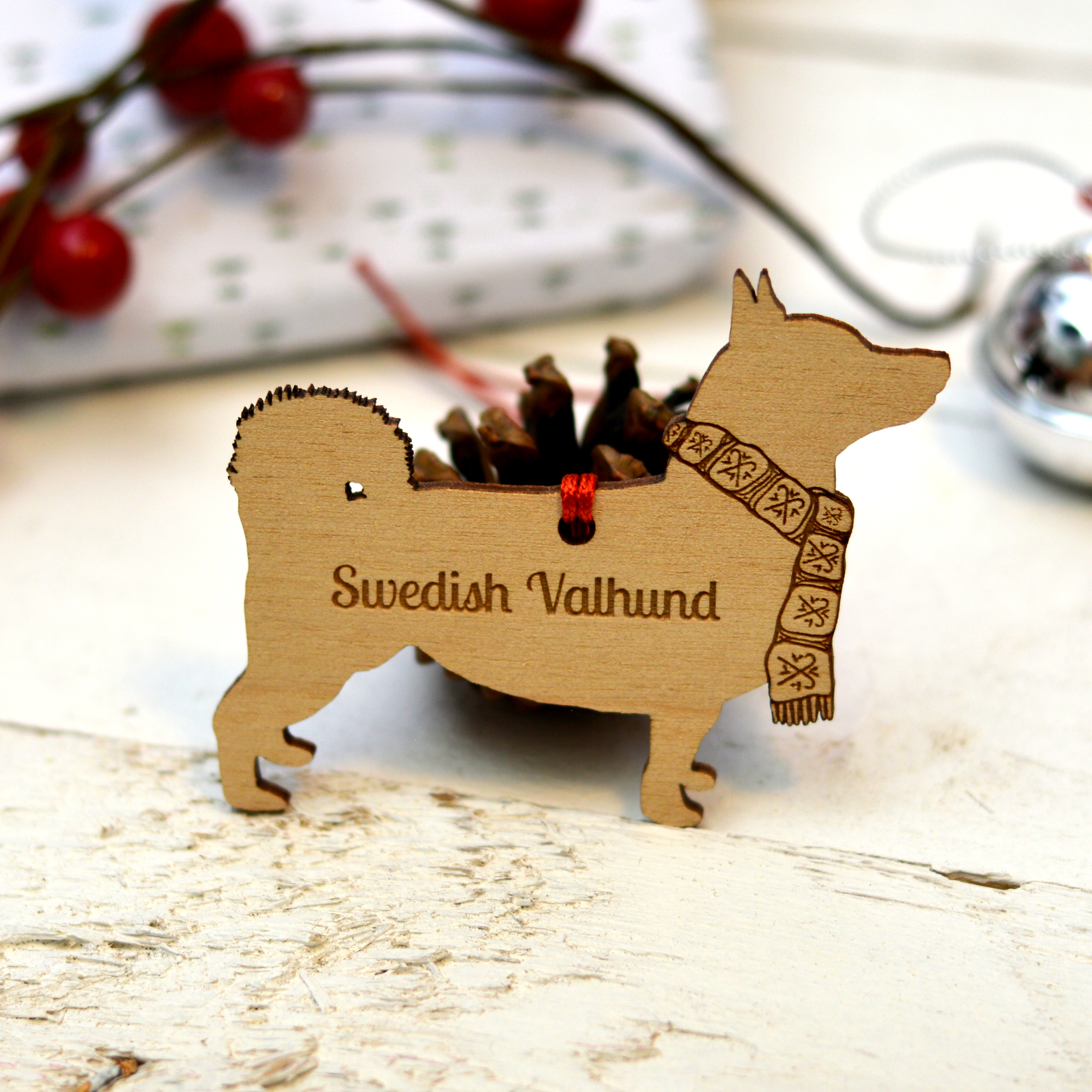 Personalised Swedish Vallhund Decoration