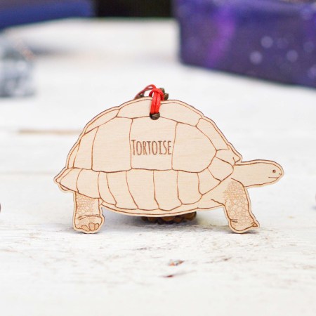 Personalised Tortoise Decoration