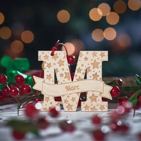 Personalised Starry Initial Decoration