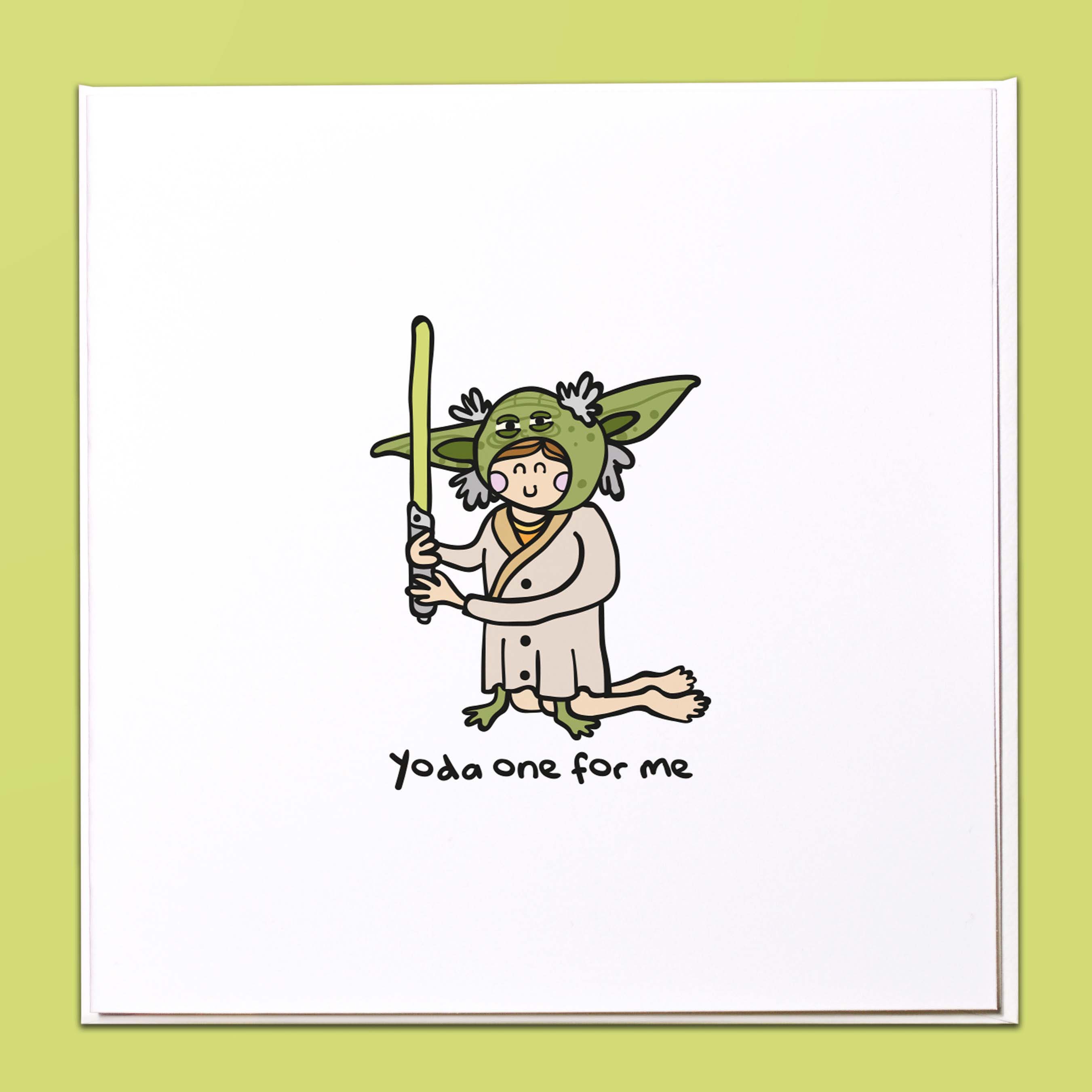 Yoda only one for me Card
