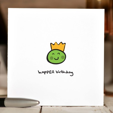 HapPEA Birthday Card