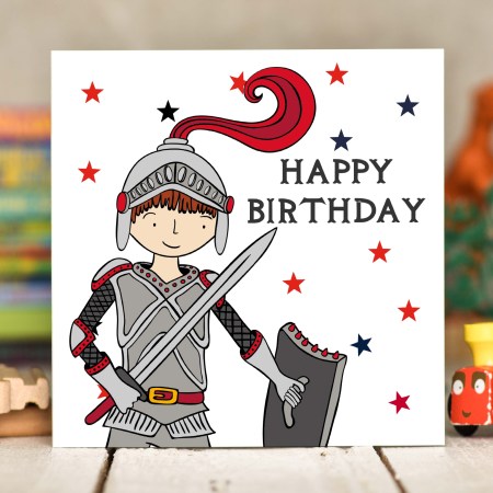 Knight Birthday Card