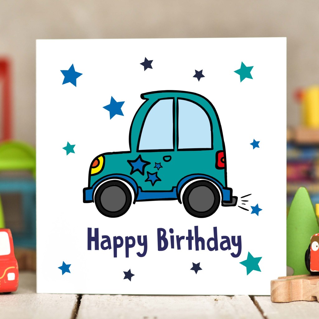 Car Birthday Card