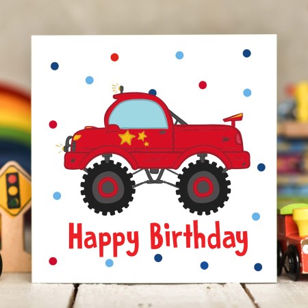 Truck Birthday Card