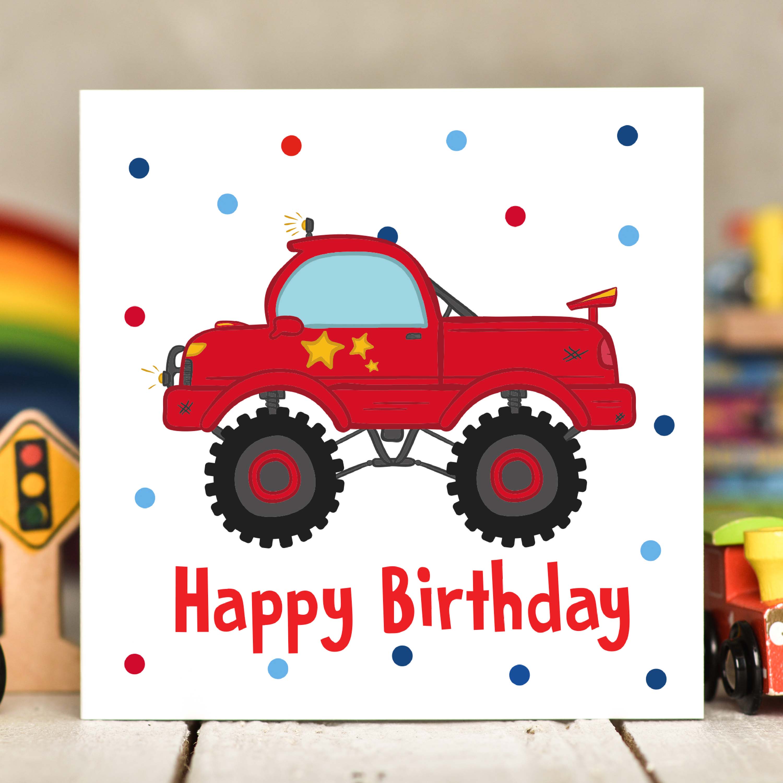 Truck Birthday Card
