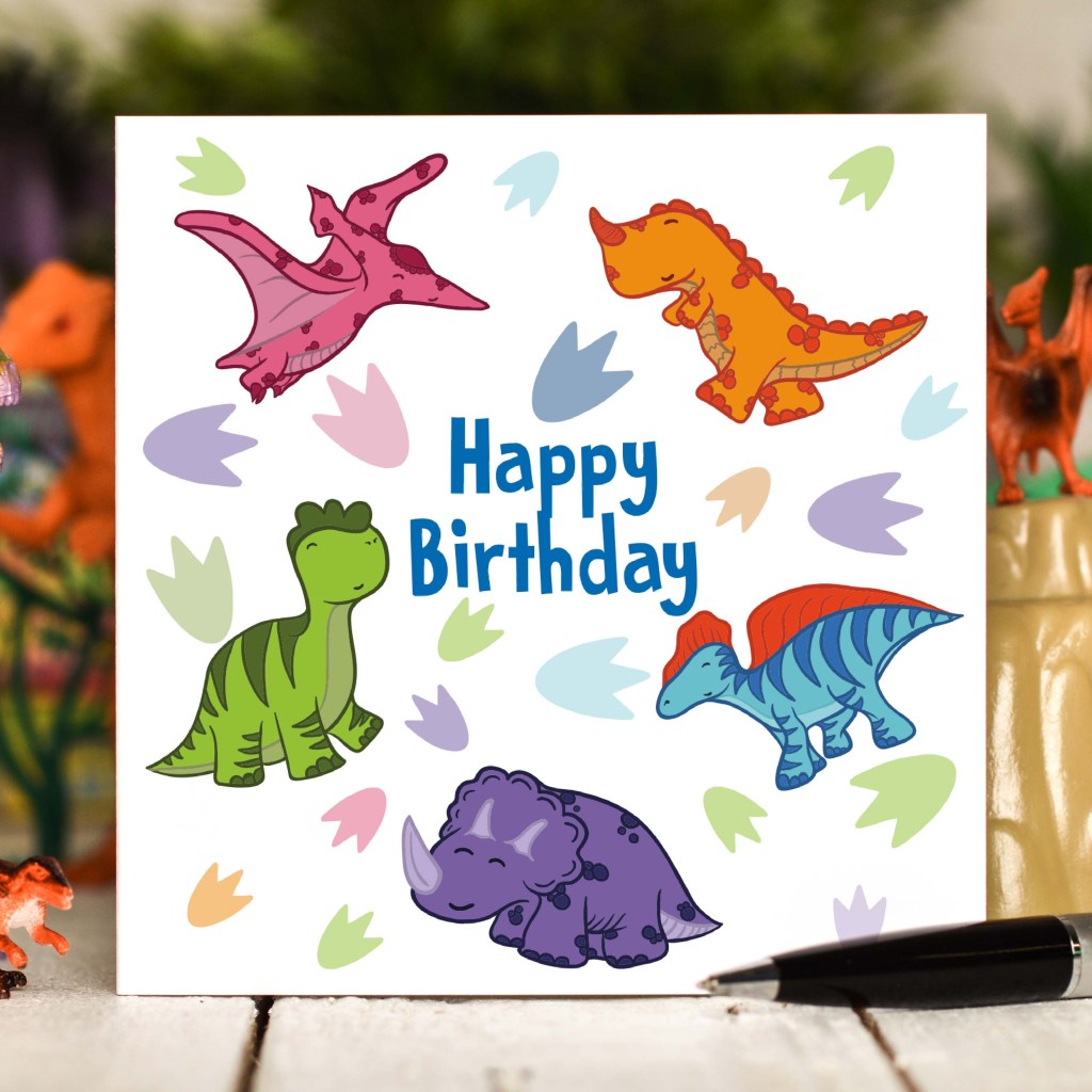 Dinosaur Birthday Card