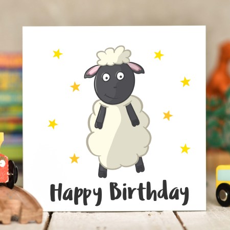 Sheep Birthday Card