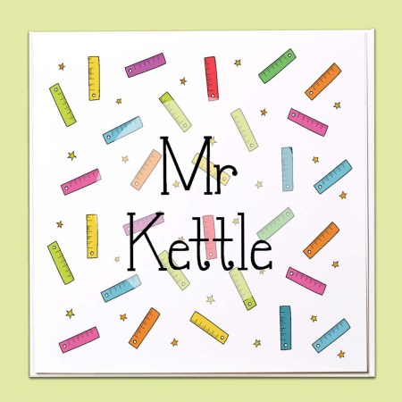 Personalised Ruler Card
