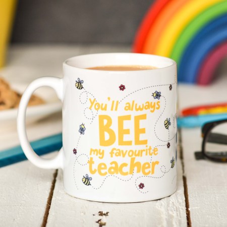 Personalised You'll always bee my favourite teacher Mug