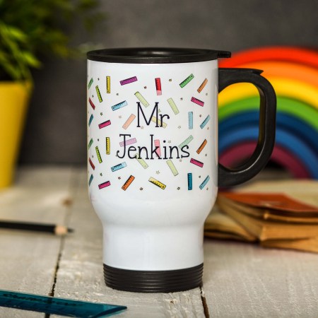 Personalised Ruler Travel Mug