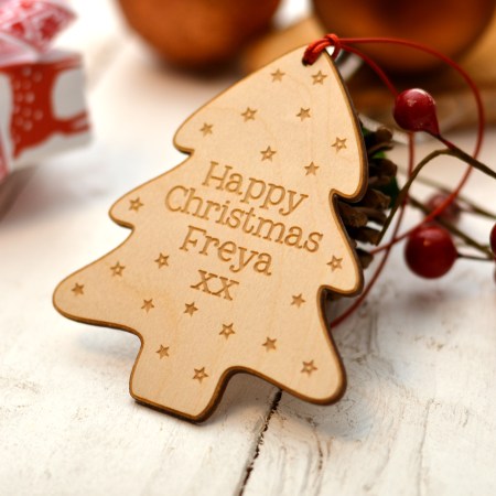 Personalised Christmas Tree Decoration