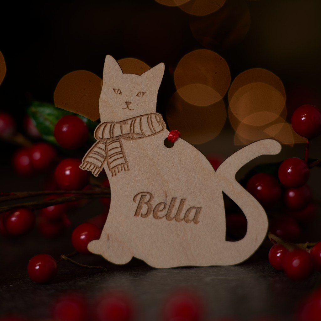 Personalised Cat Decoration