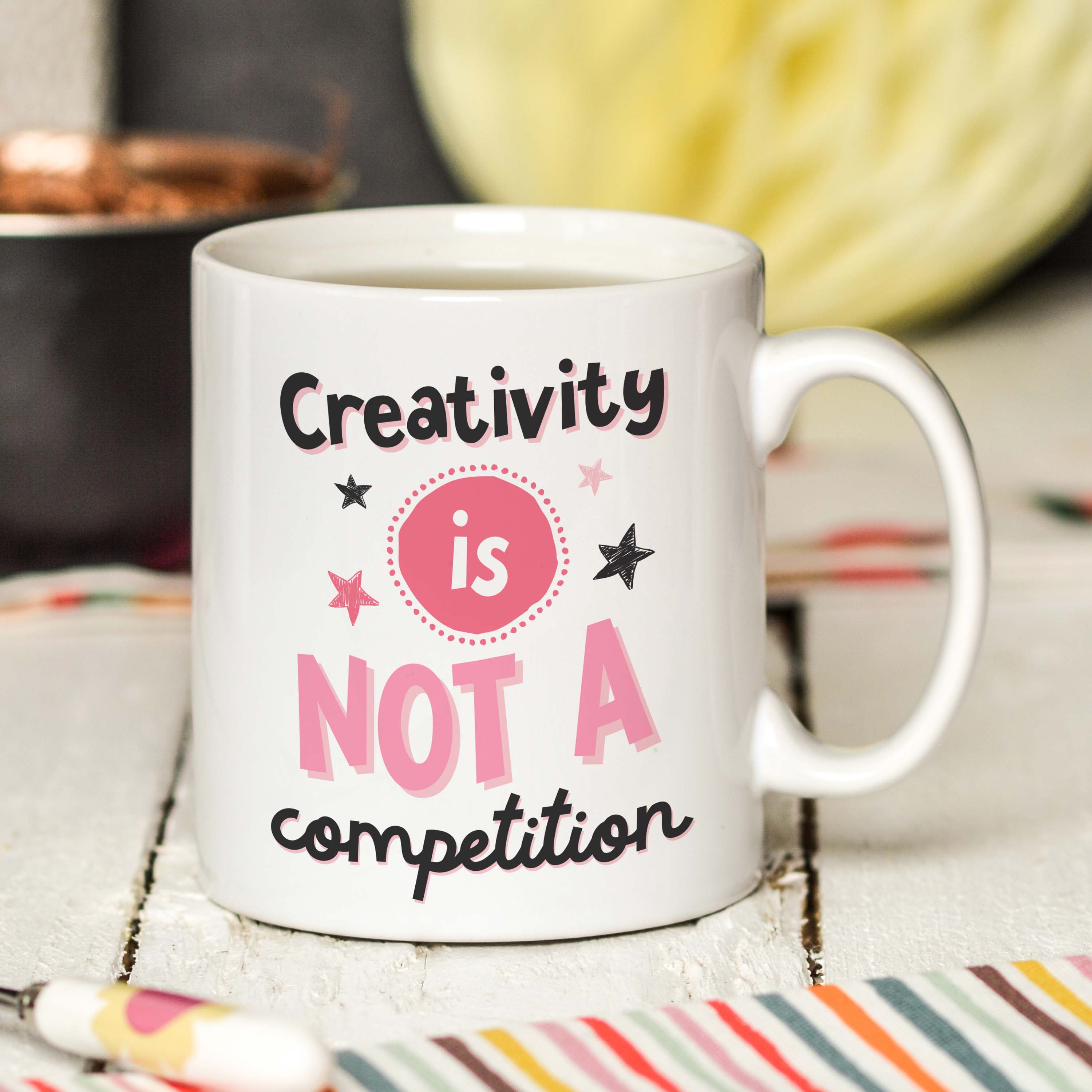 Creativity is not a competition Mug