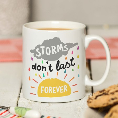 Storms don't last forever Mug