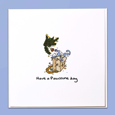 Have a pawsome day Christmas Card