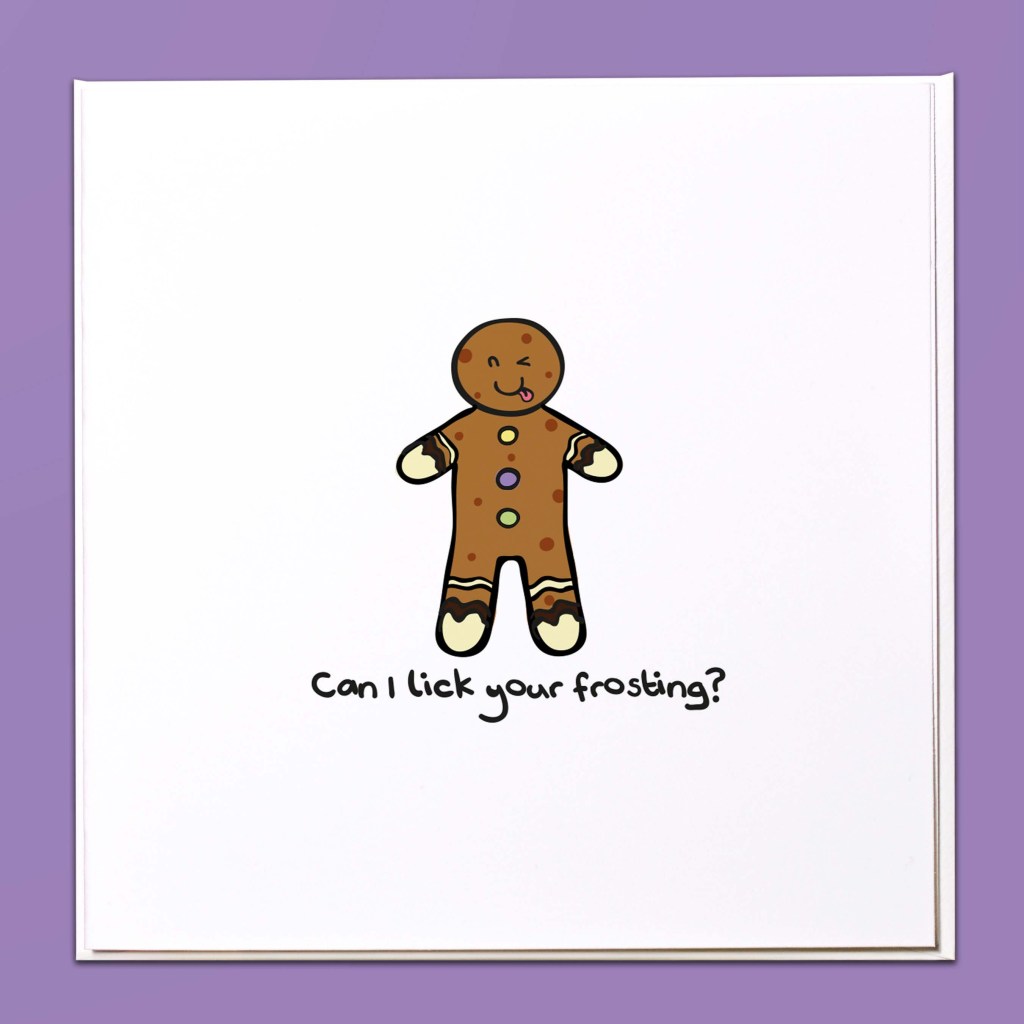 Can I lick your frosting? Christmas Card