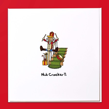Nut cracker Christmas Card