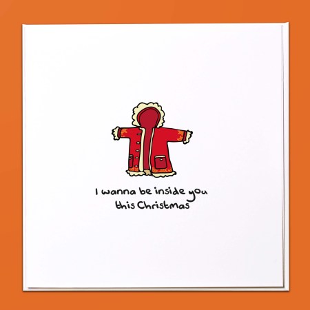I wanna be inside you this Christmas Card