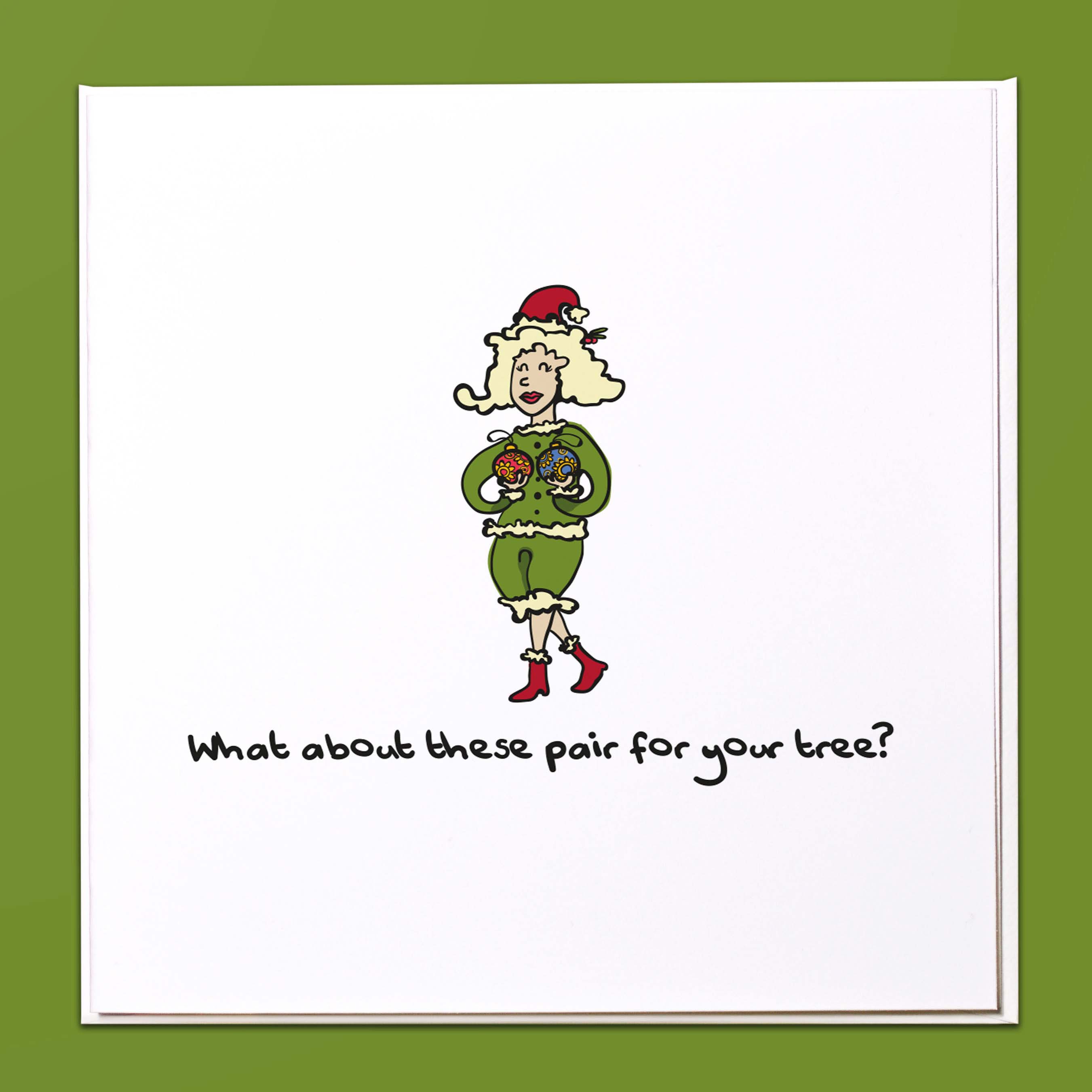 What about these pair for you tree? Christmas Card