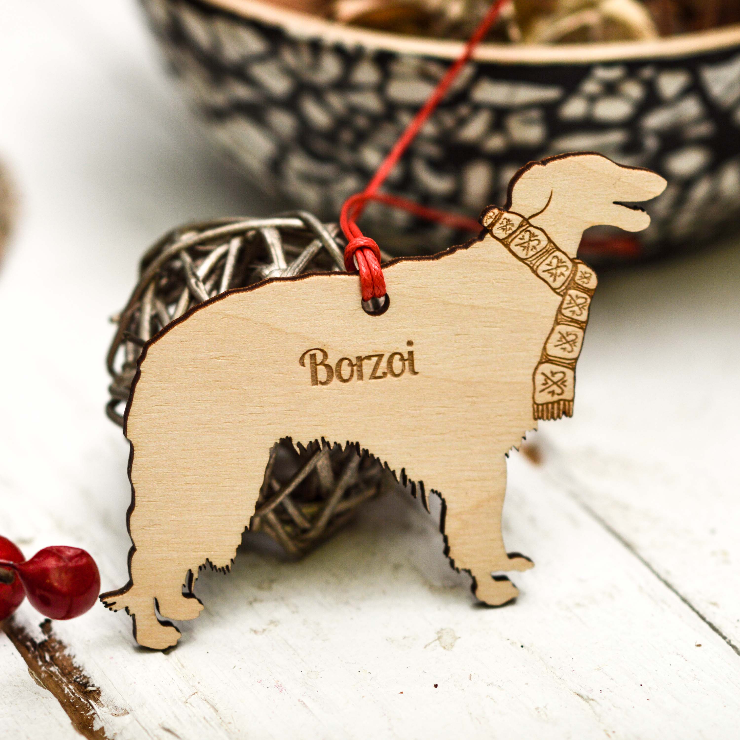 Personalised Borzoi Decoration